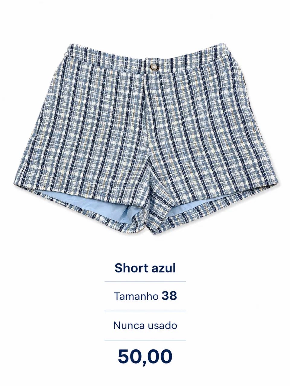 Short azul 