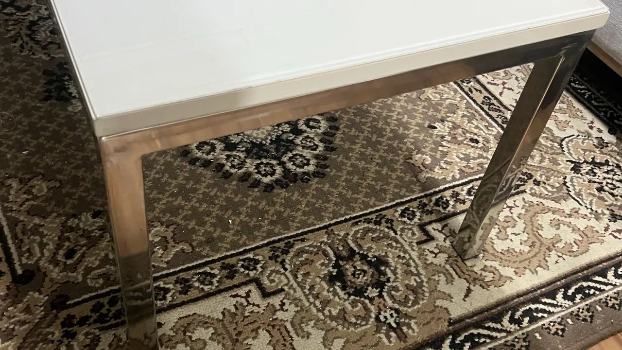 Mesa de centro laqueada com vidro  - Foto 5