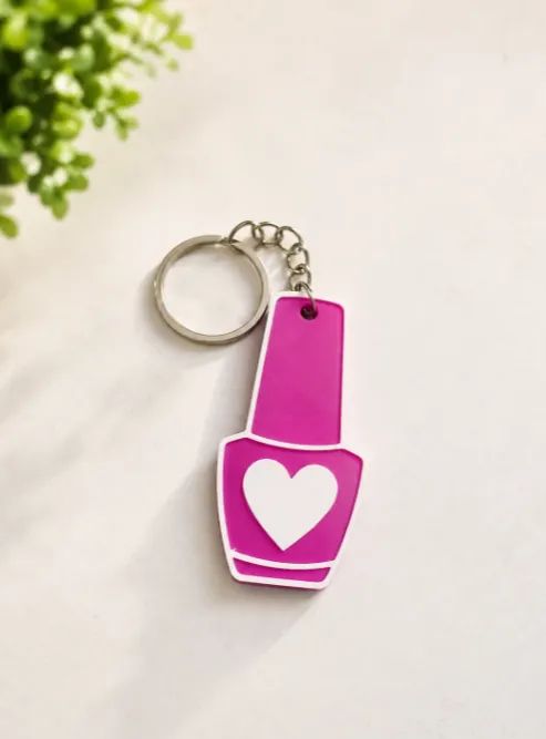 Chaveiro Abridor de Lata - Esmalte Coração - Foto 2