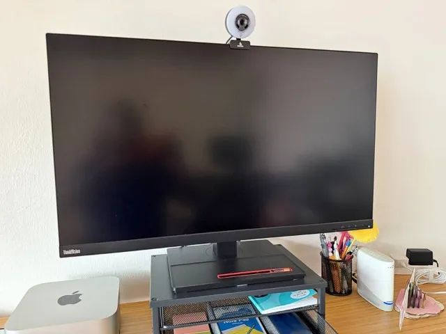 Última unidade Monitor 4K Thinkvision 32 polegadas profissional Lenovo thinkpad - Foto 2