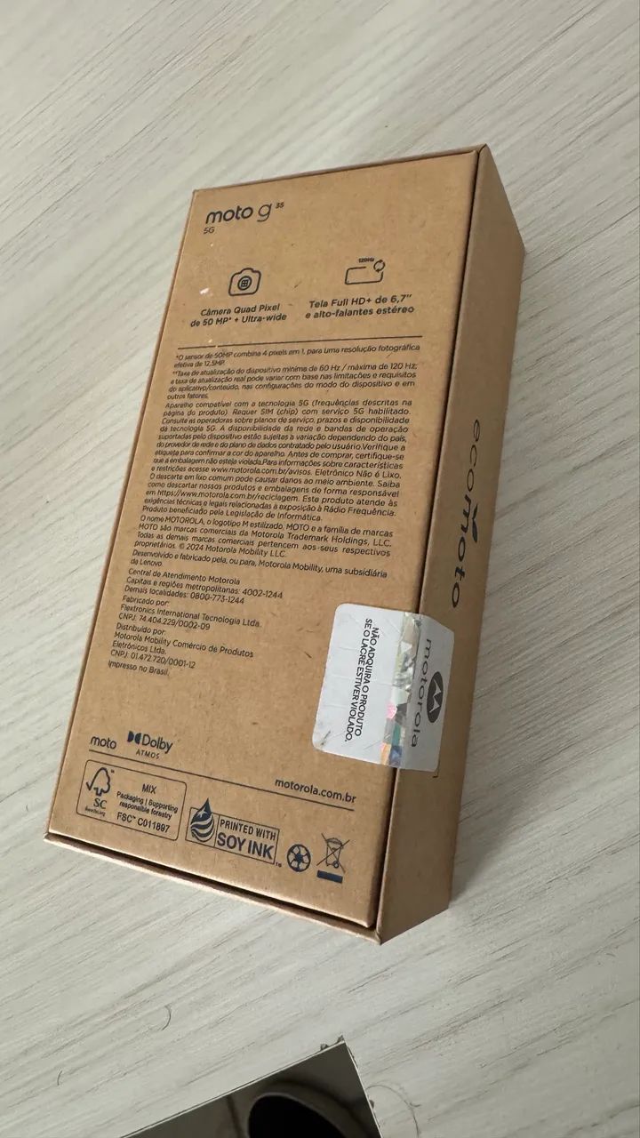 Moto g35 lacrado 