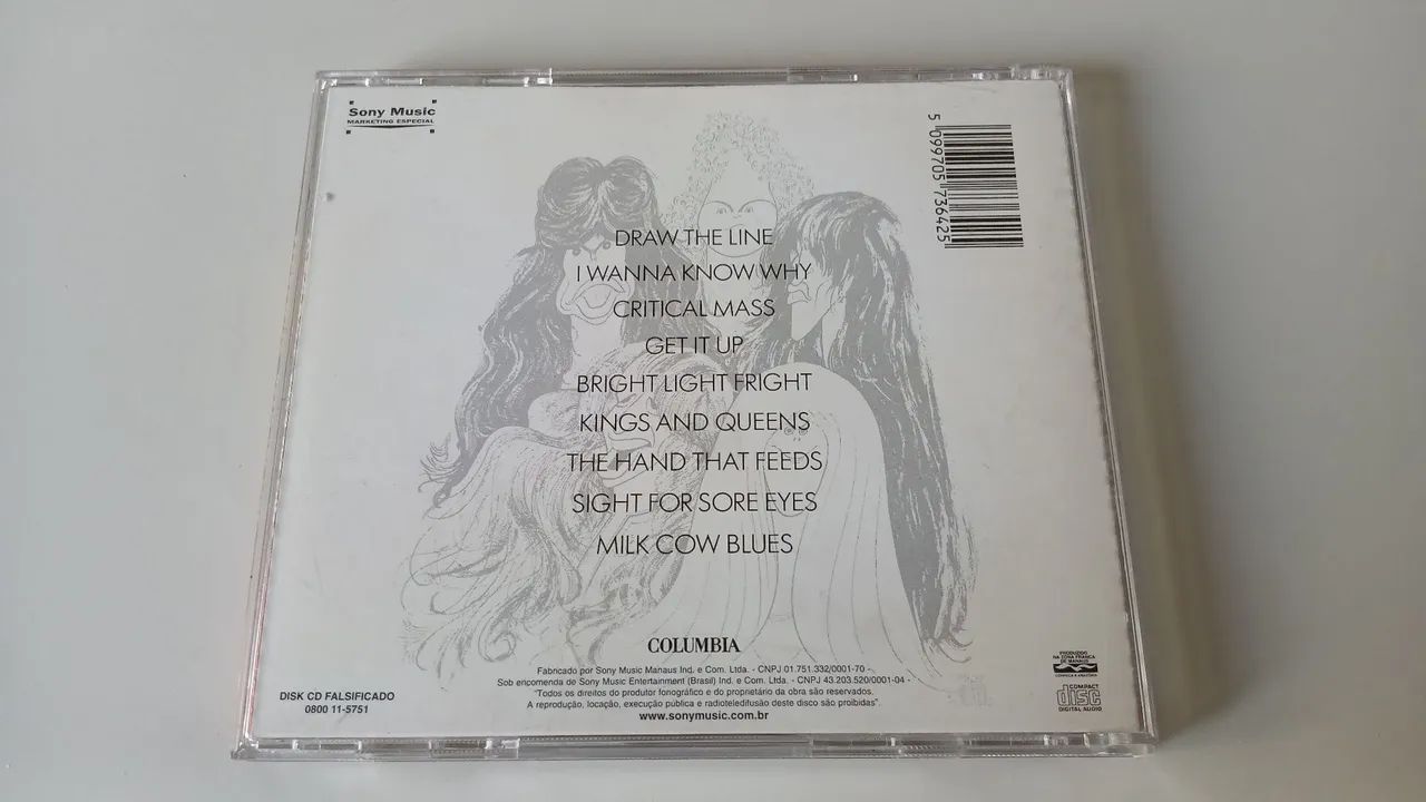 CD Aerosmith - Draw The Line (Usado) - Foto 3