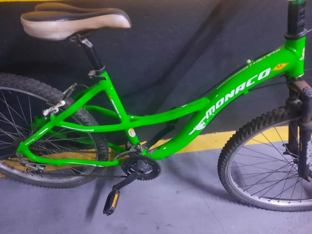 Bicicleta aro 26 verde - Foto 5