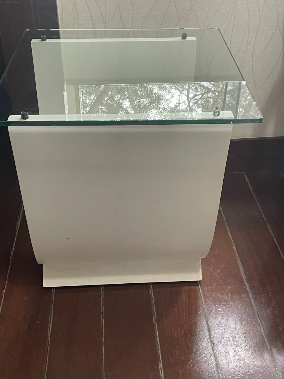 Mesa de canto e Mesa de centro em laca branca  - Foto 2