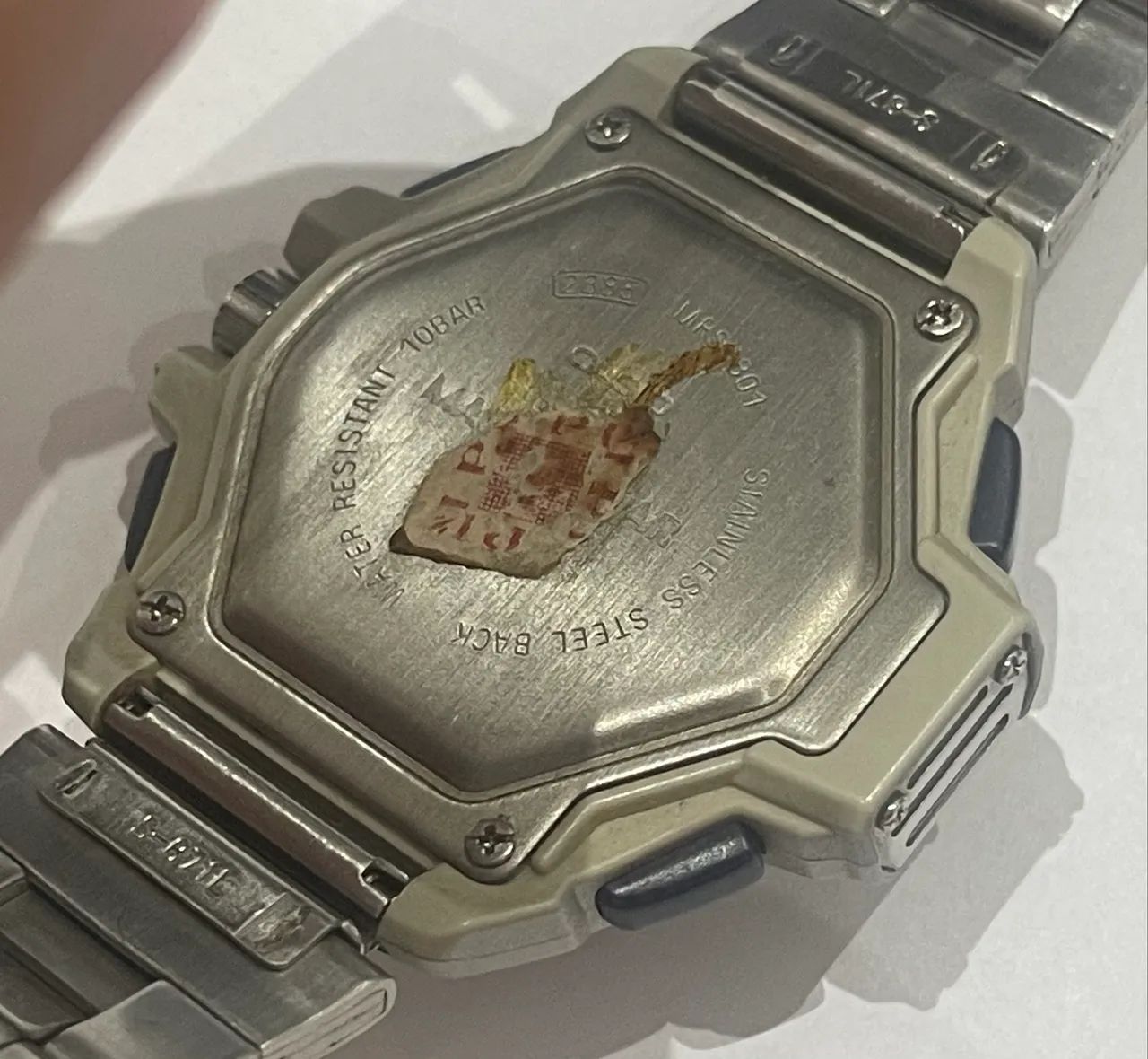 Casio Marine Gear MRS-301 Módulo 2385 WR100m Vintage  - Foto 3