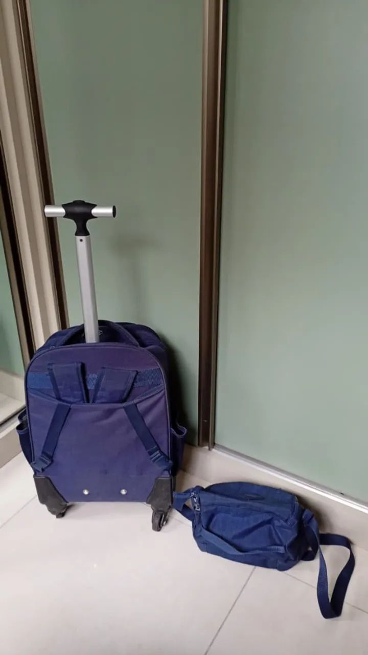 Mochila com Carrinho Sestini Rolling Crinkle - 4 Rodas, Praticidade e Estilo - Foto 2