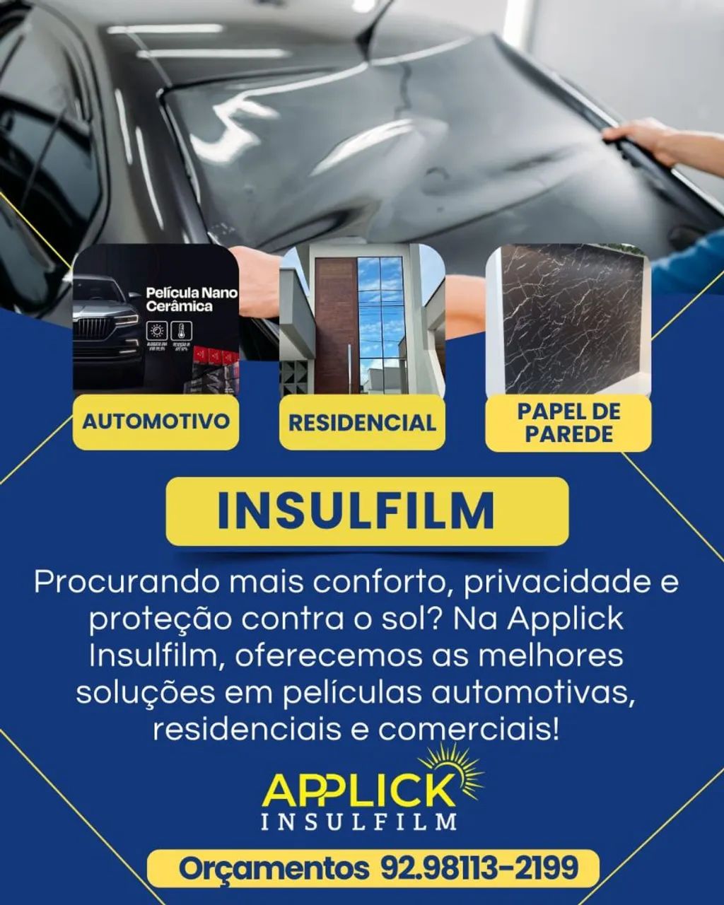 Insulfilm automotivo e residêncial  - Foto 2