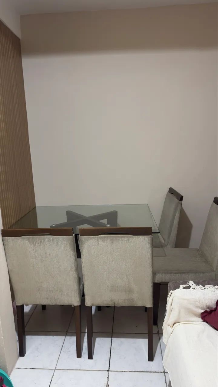 Mesa de jantar 4 cadeiras - Foto 5