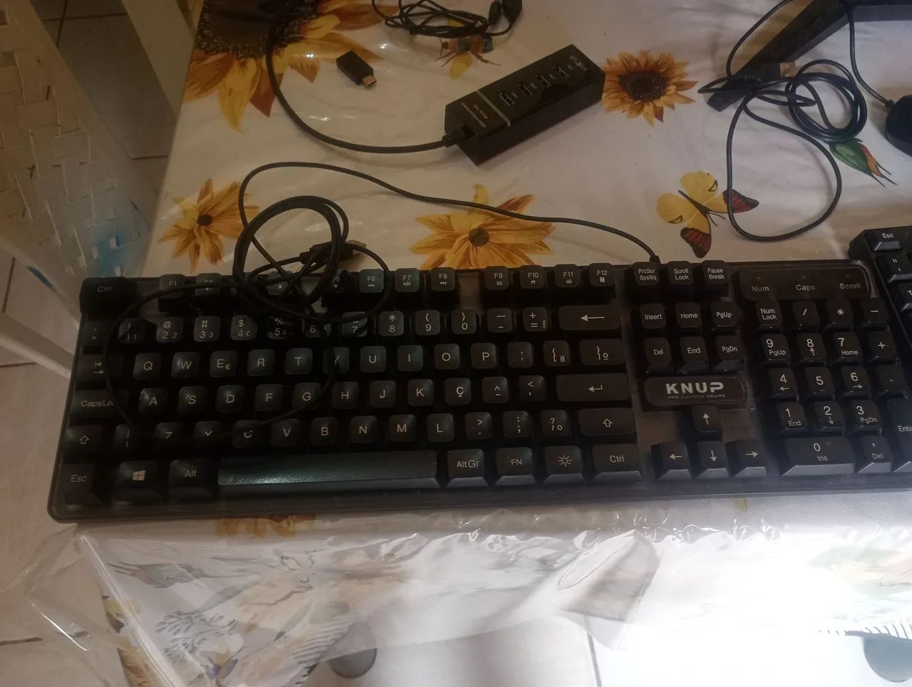 Kit computador, teclado, mouse, caixa de som e conectores - Foto 2