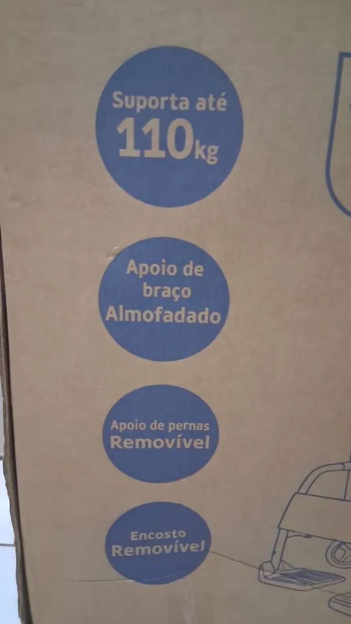 Cadeira de rodas nova - Foto 2