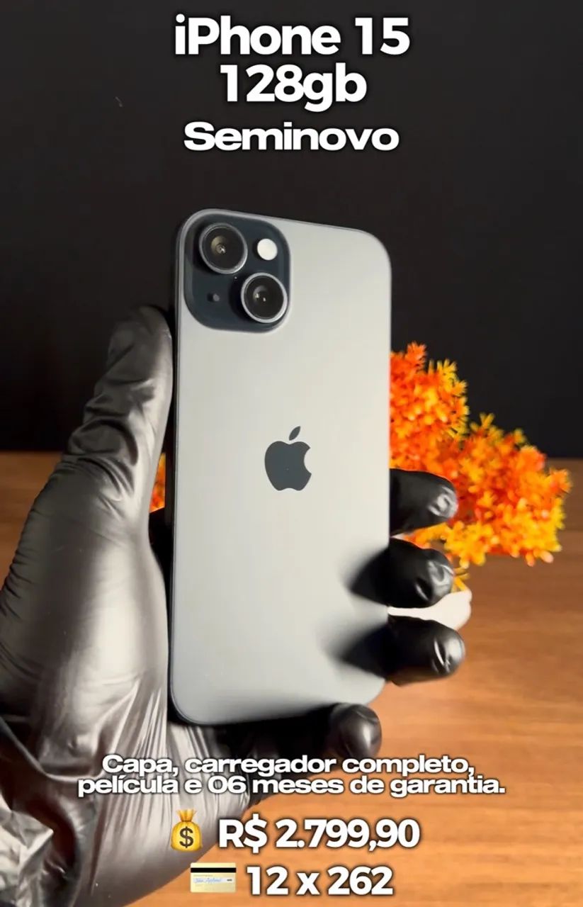 iPhone 15 - 128gb SEMINOVO - Foto 2