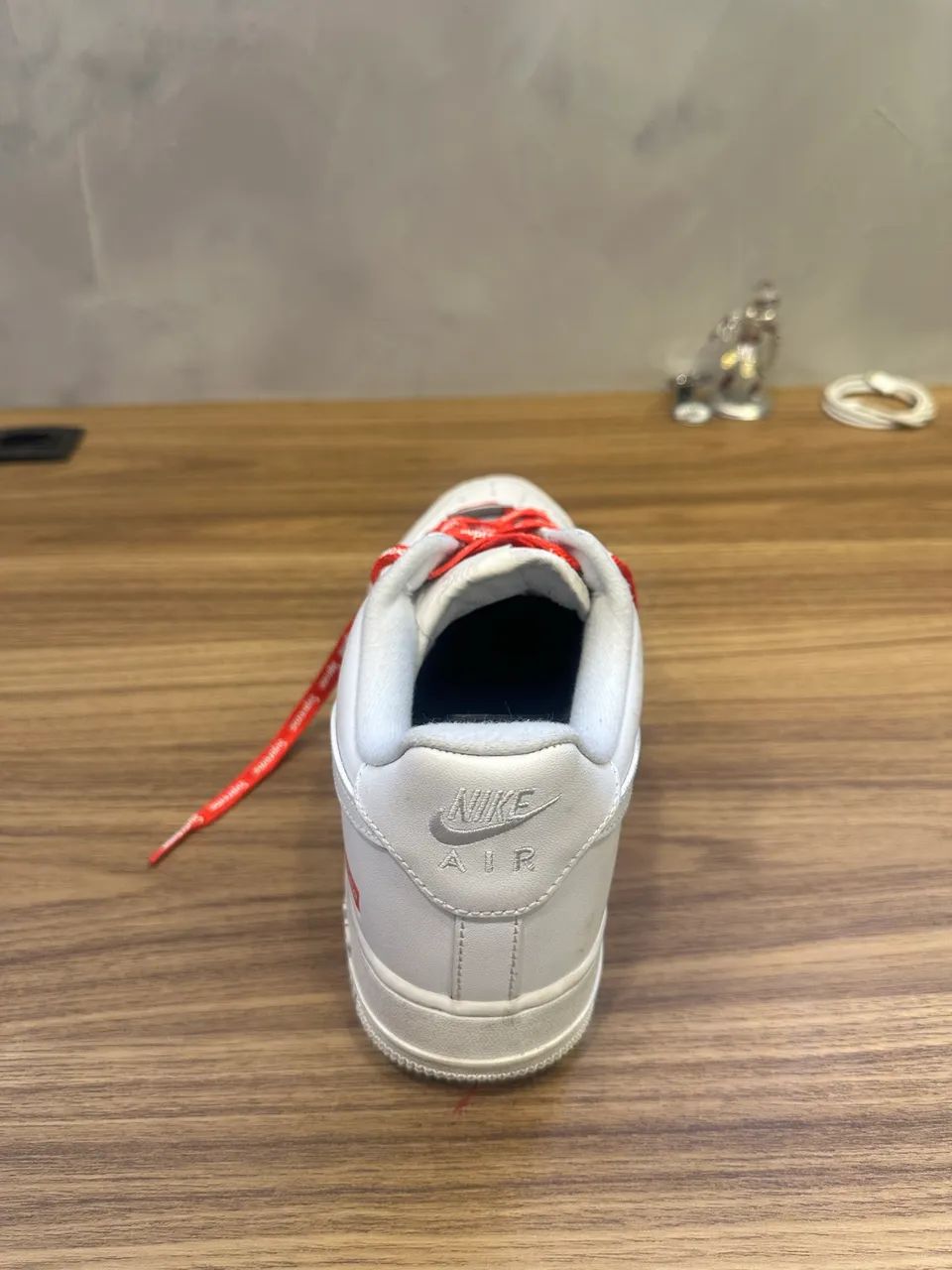 Nike Air Force 1 Low x Supreme White - Foto 4