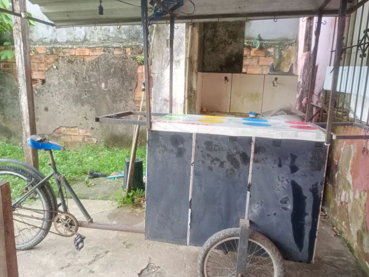 Carro de lanche bicicleta 