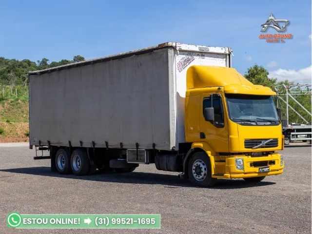 Volvo VM 260 6x2 com Defletor e Sider Randon de 9,60m com 3m de Altura - Foto 2