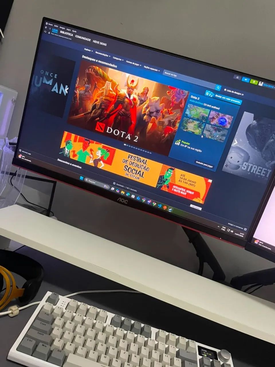 Monitor Gamer AOC 24" 144hz IPS