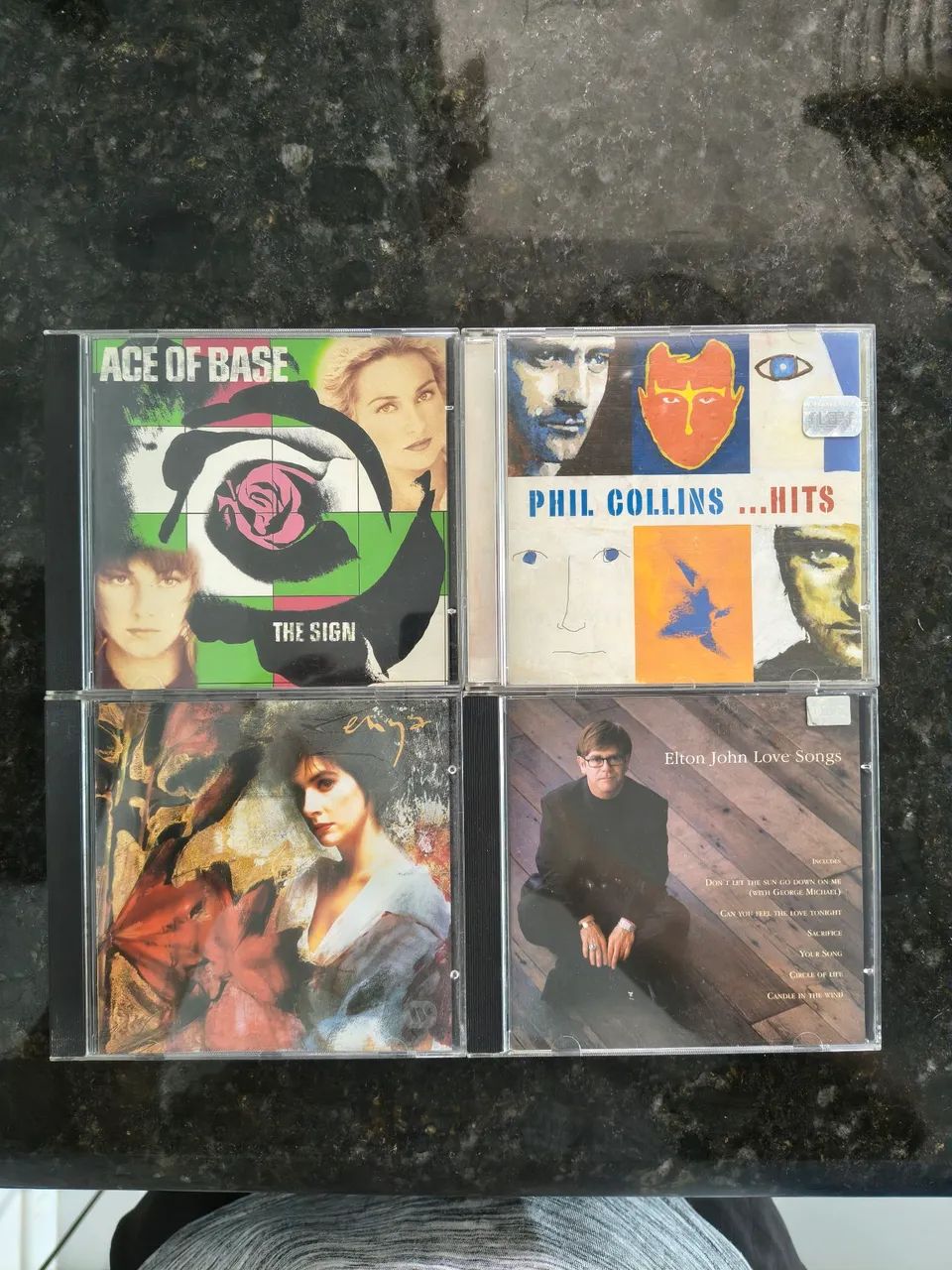 Cds cantores e bandas internacionais, valor unitário 