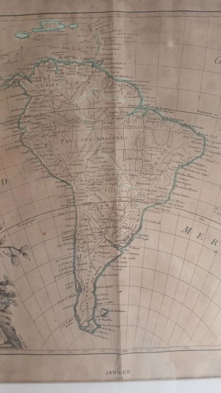 Mapa do brasil antiga 