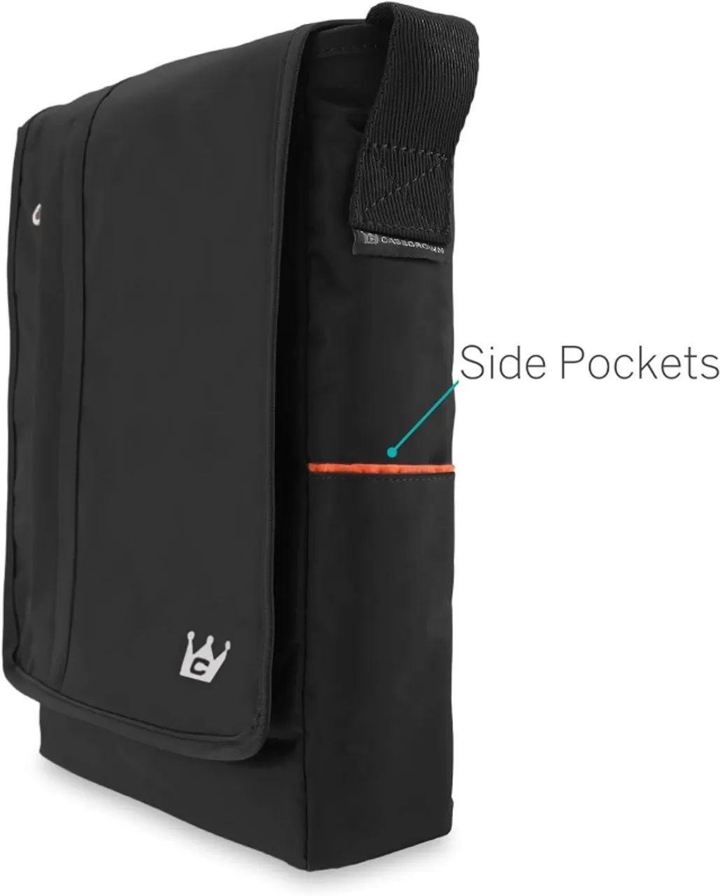 Bolsa CaseCrown Polyester Resistente à Água (Preta) para iPad Tablet Notebook - Foto 3