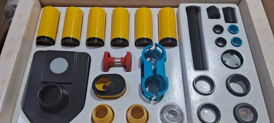 Poliopticon- brinquedo de montar lunetas, Microscópio, monóculo, binóculo, etc - Foto 3