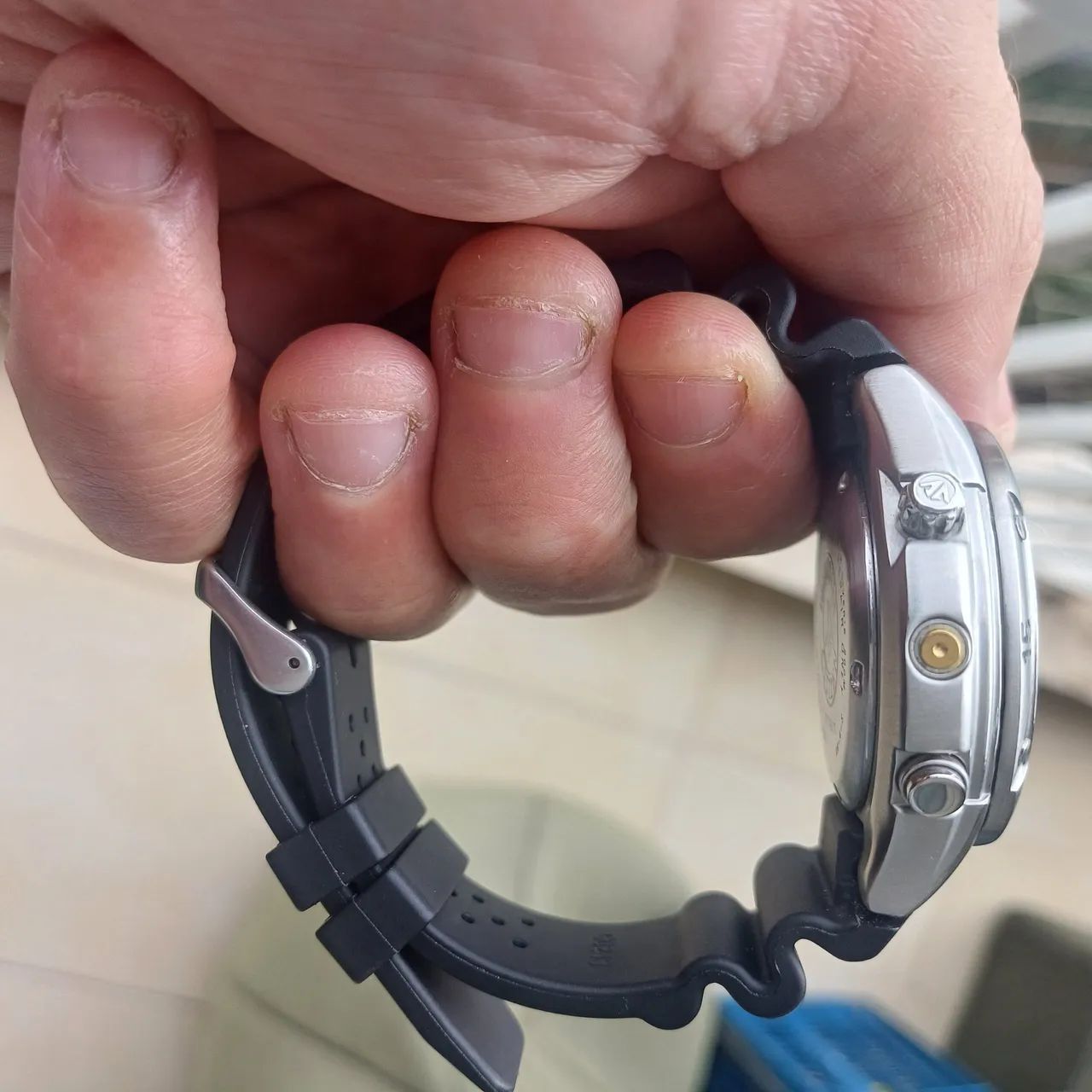 Relógio citizen aqualand jp 1060 sensor off Relógio super