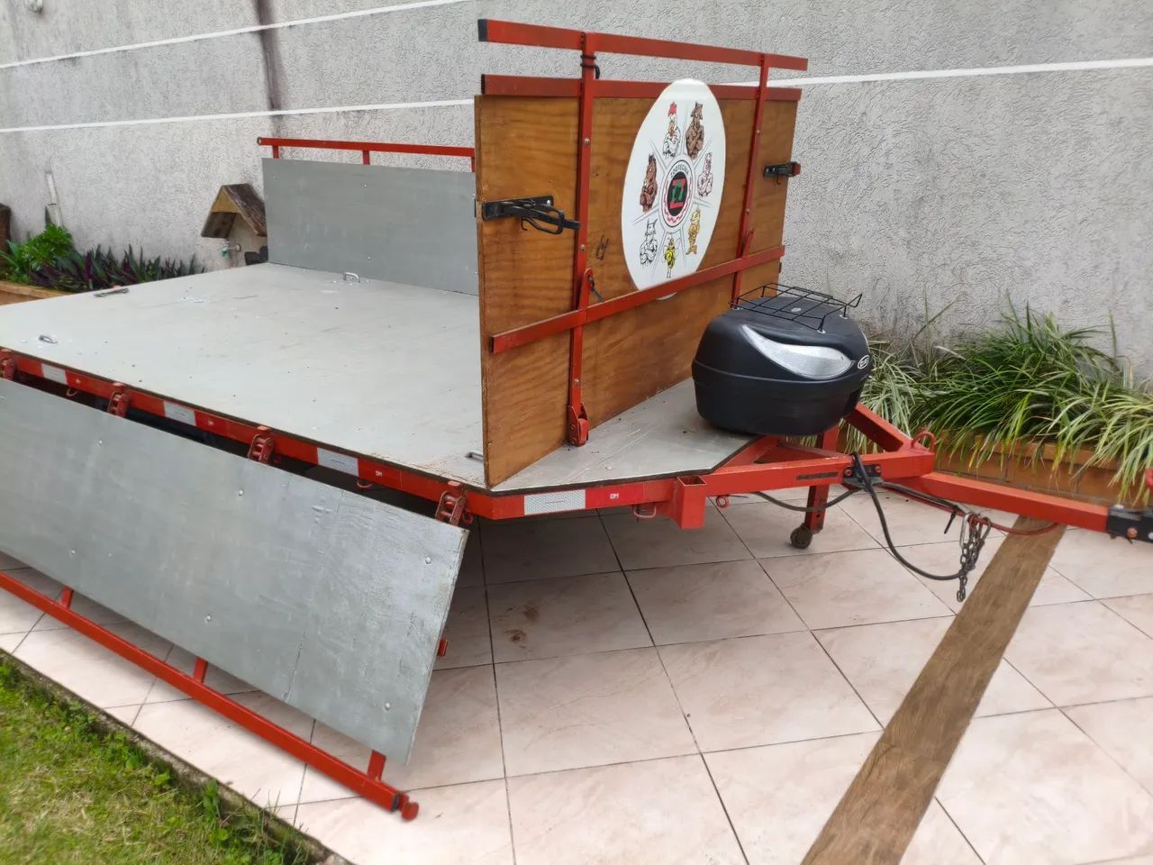 Carretinha Reboque dupla função  - Foto 4