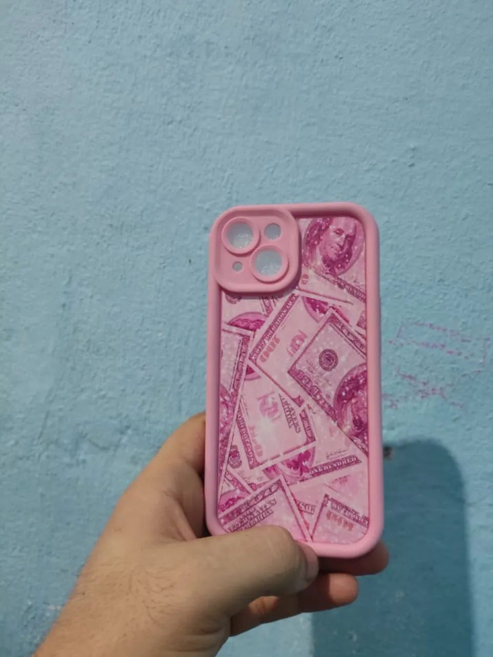 Capinha iPhone 15 Rosa Estampada top nova - Foto 2