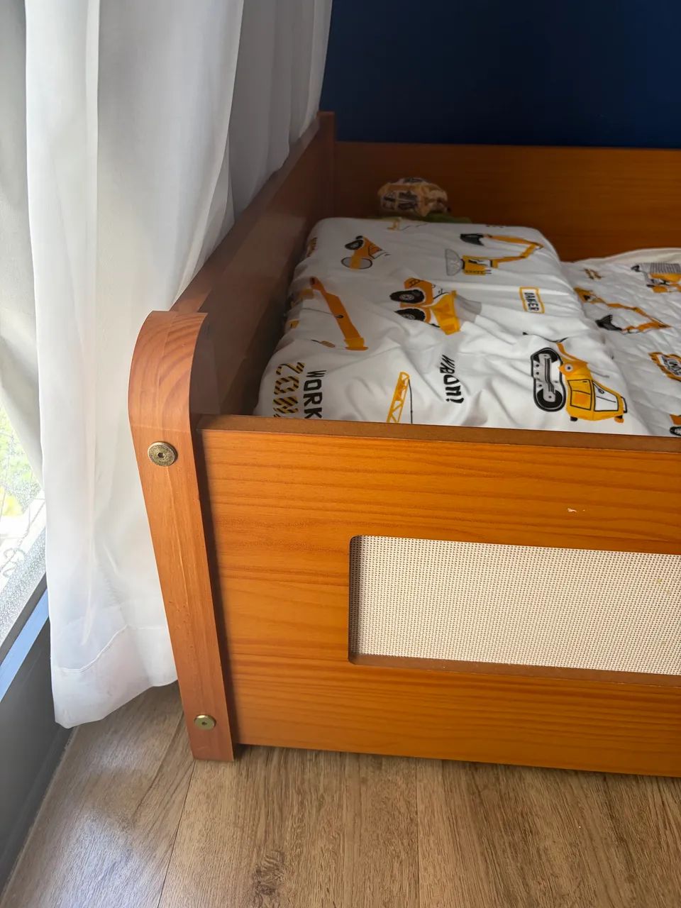 Cama de Madeira e palha indiana Dolce Spazio - Foto 3