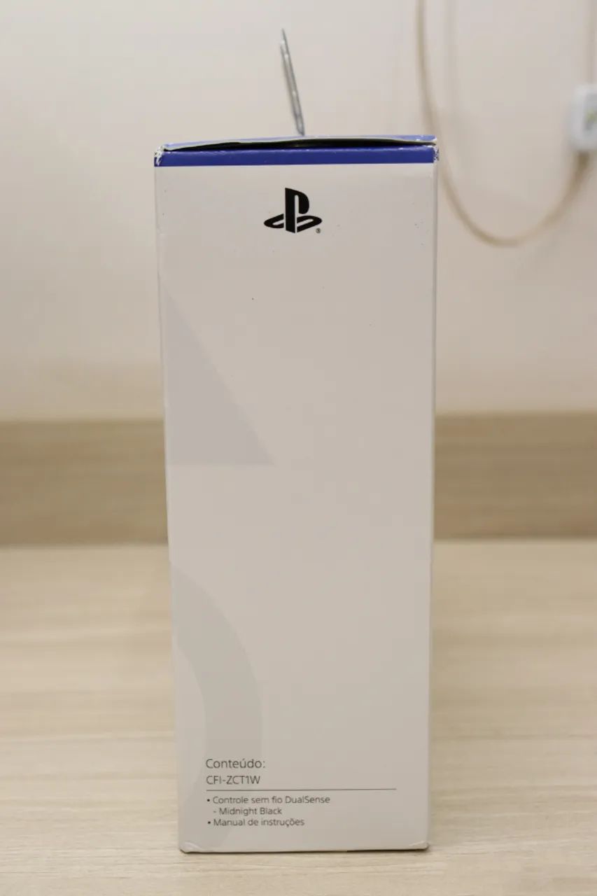 Controle sem fio DualSense Midnight Black PS5 - Original, Novo e Lacrado C/ Nota - Foto 4