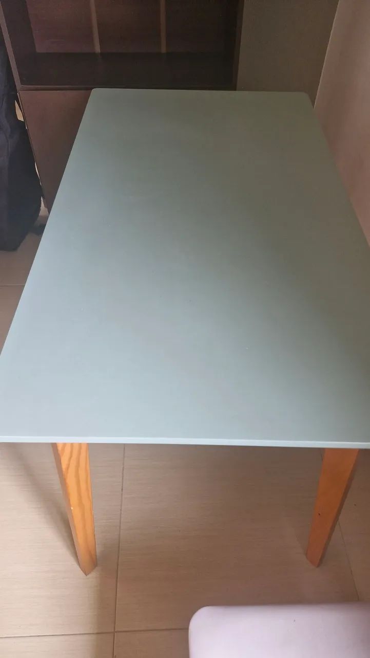 Escrivaninha Joyce 115x65cm - madeira maciça - Ótimo estado