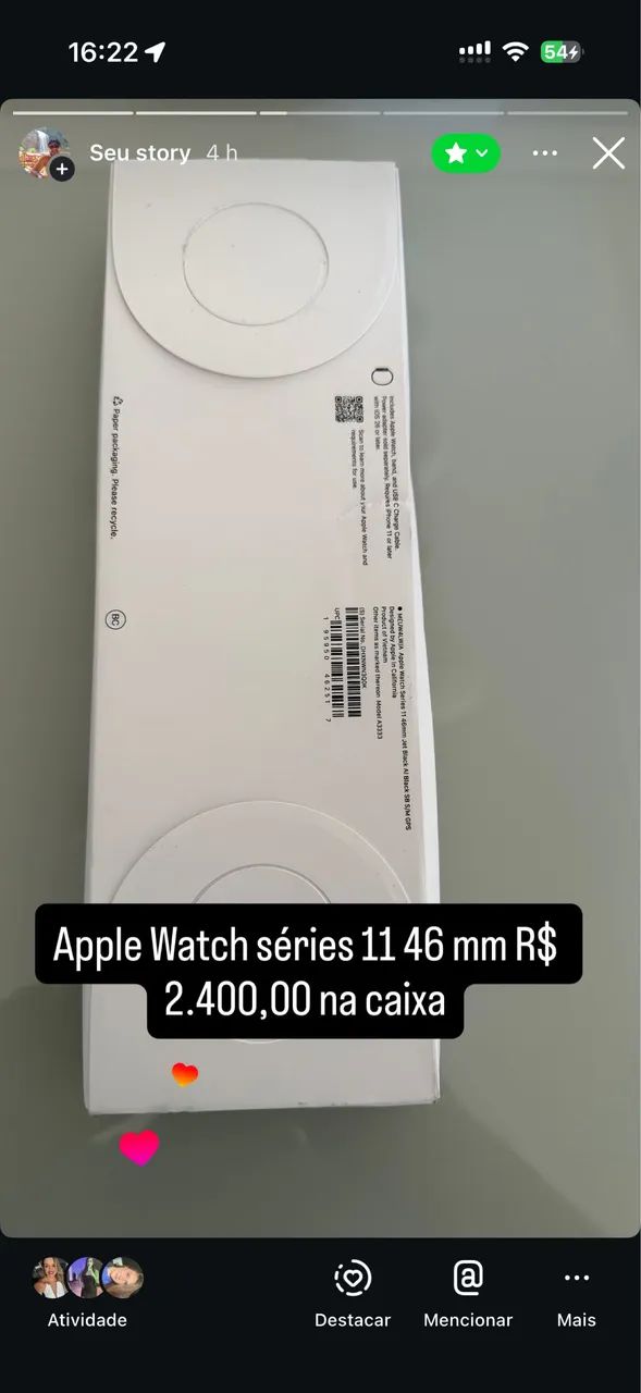 Apple Watch séries 11 46 mm