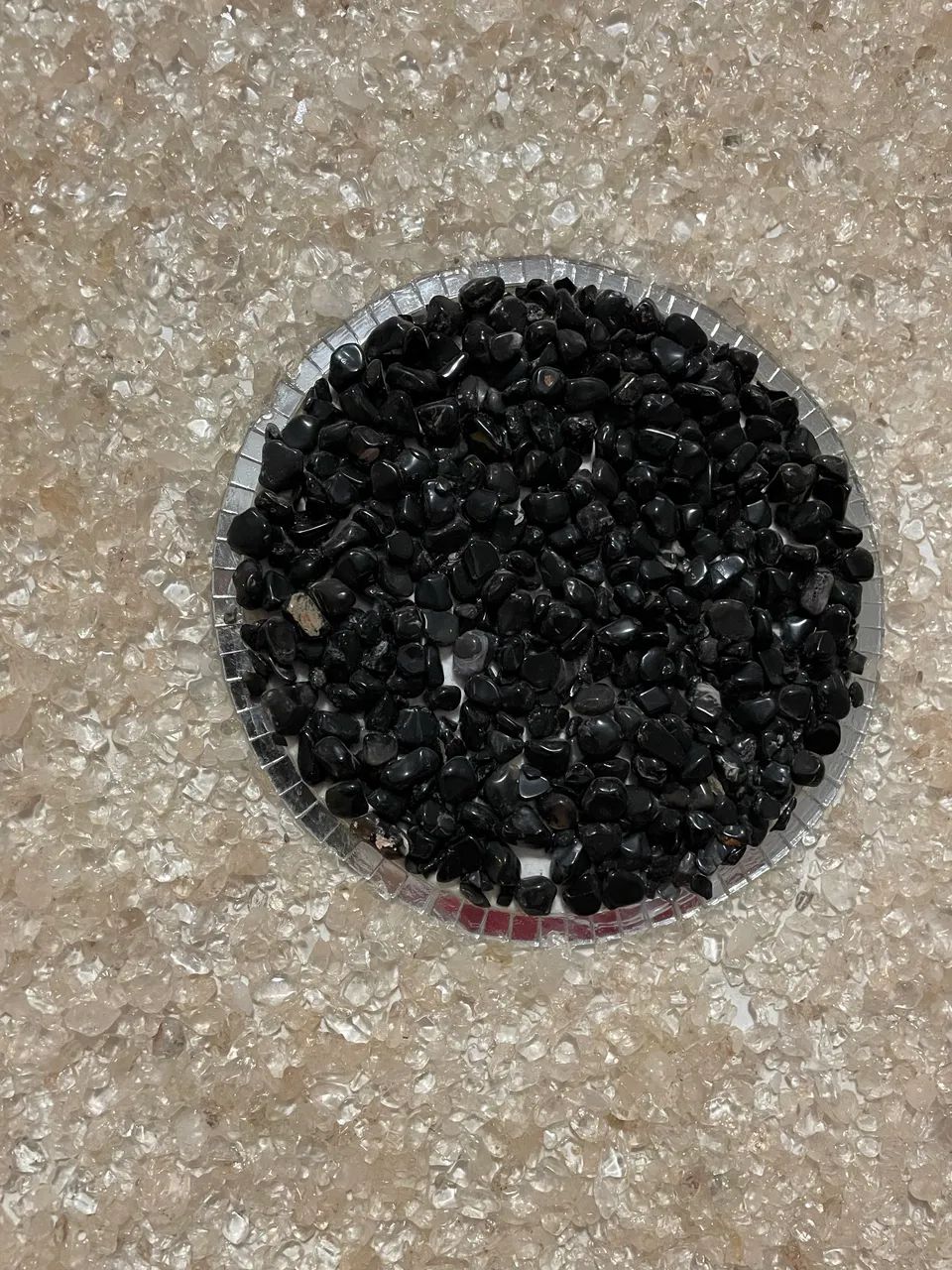 Mandala yin yang em ônix  - Foto 3