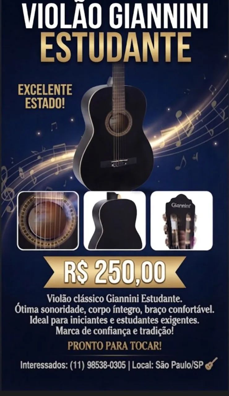 Violão Giannini Clássico 