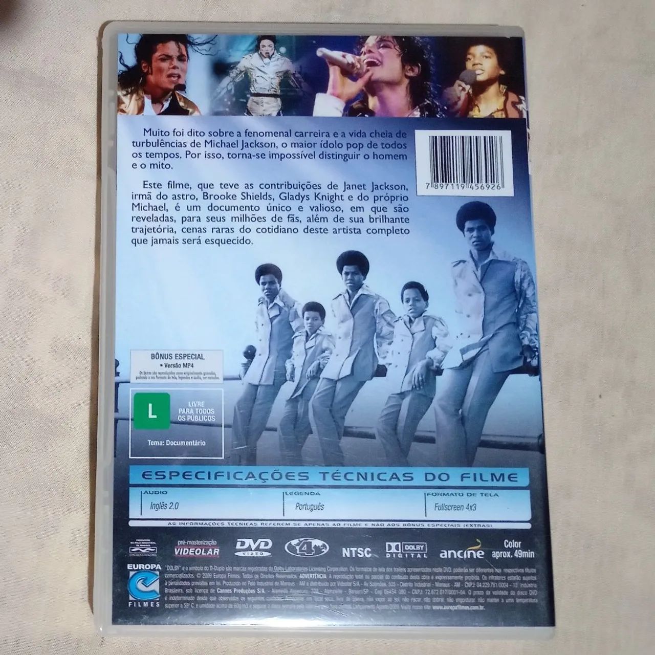 DVD Michael Jackson Rei do Pop - A história sem máscaras