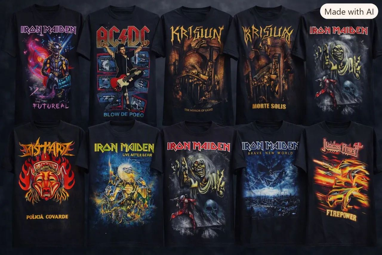 Camisas de bandas