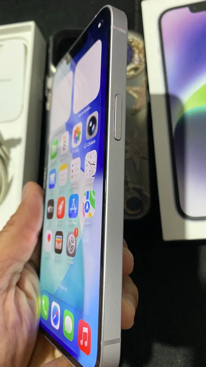 iPhone 14 128gb com caixa e nota VENDA/TROCA - Foto 3
