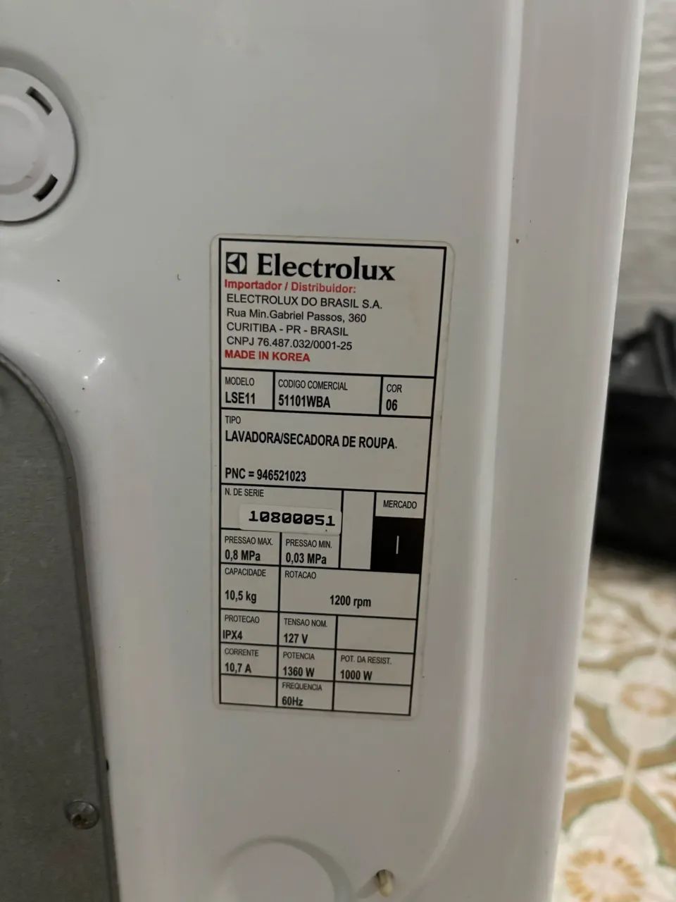 Máquina de lavar roupa lava e seca Electrolux - Foto 3