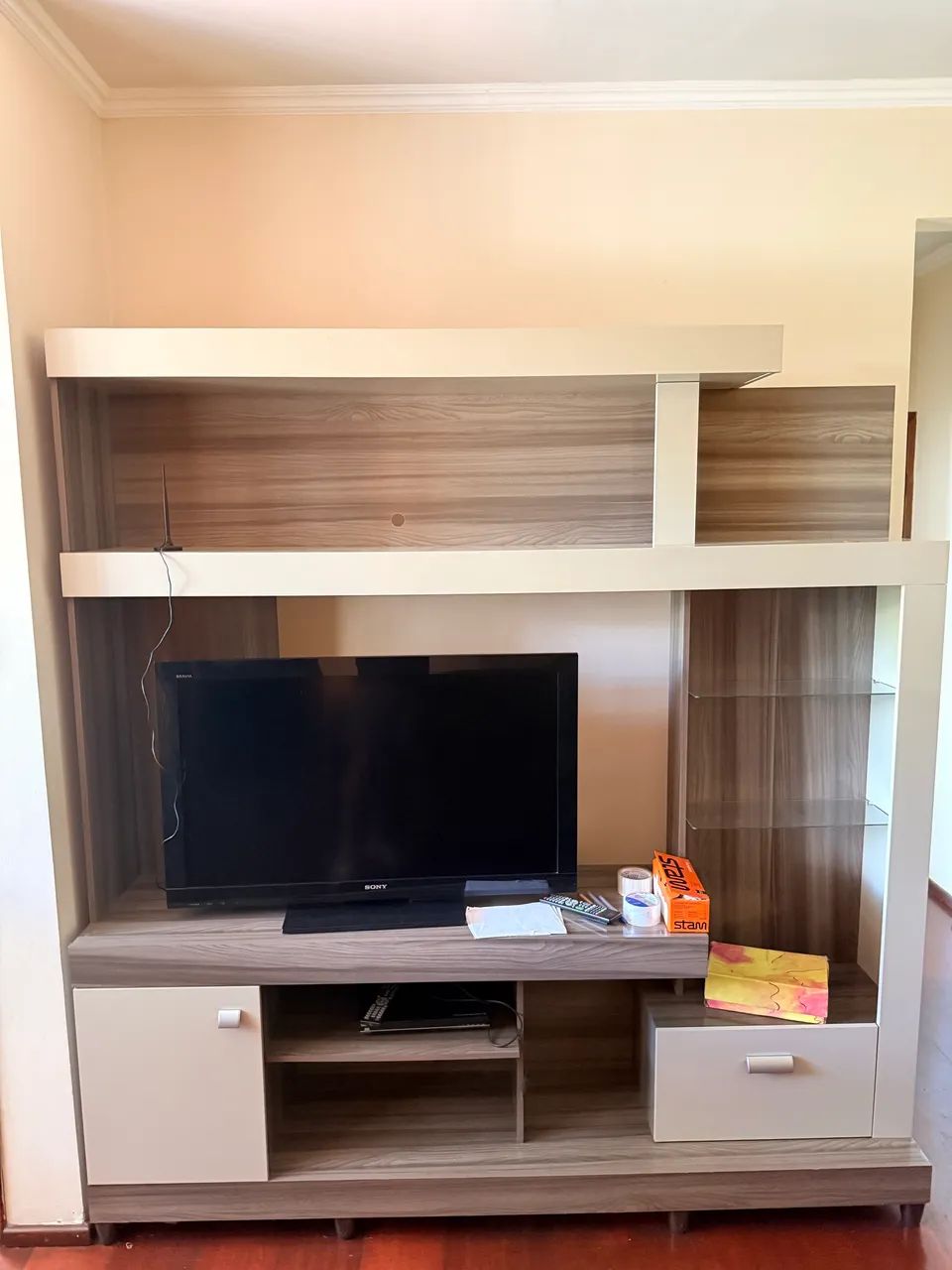 Hack madeira mdf para sala de estar
