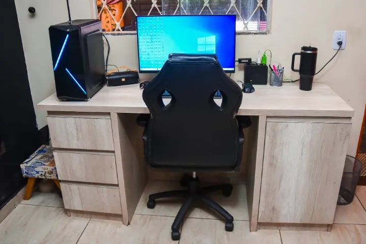 Computador Completo + Mesinha e Cadeira Gamer - Foto 3