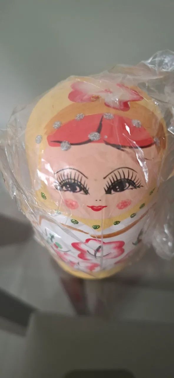 Matrioska Boneca Russa Amarela