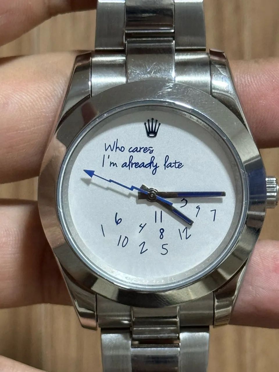 Rolex Im Already Late