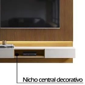 Painel Para Tv Até 70 Polegadas Com 2 Gavetas Ripado 3D - Promoção - Foto 4