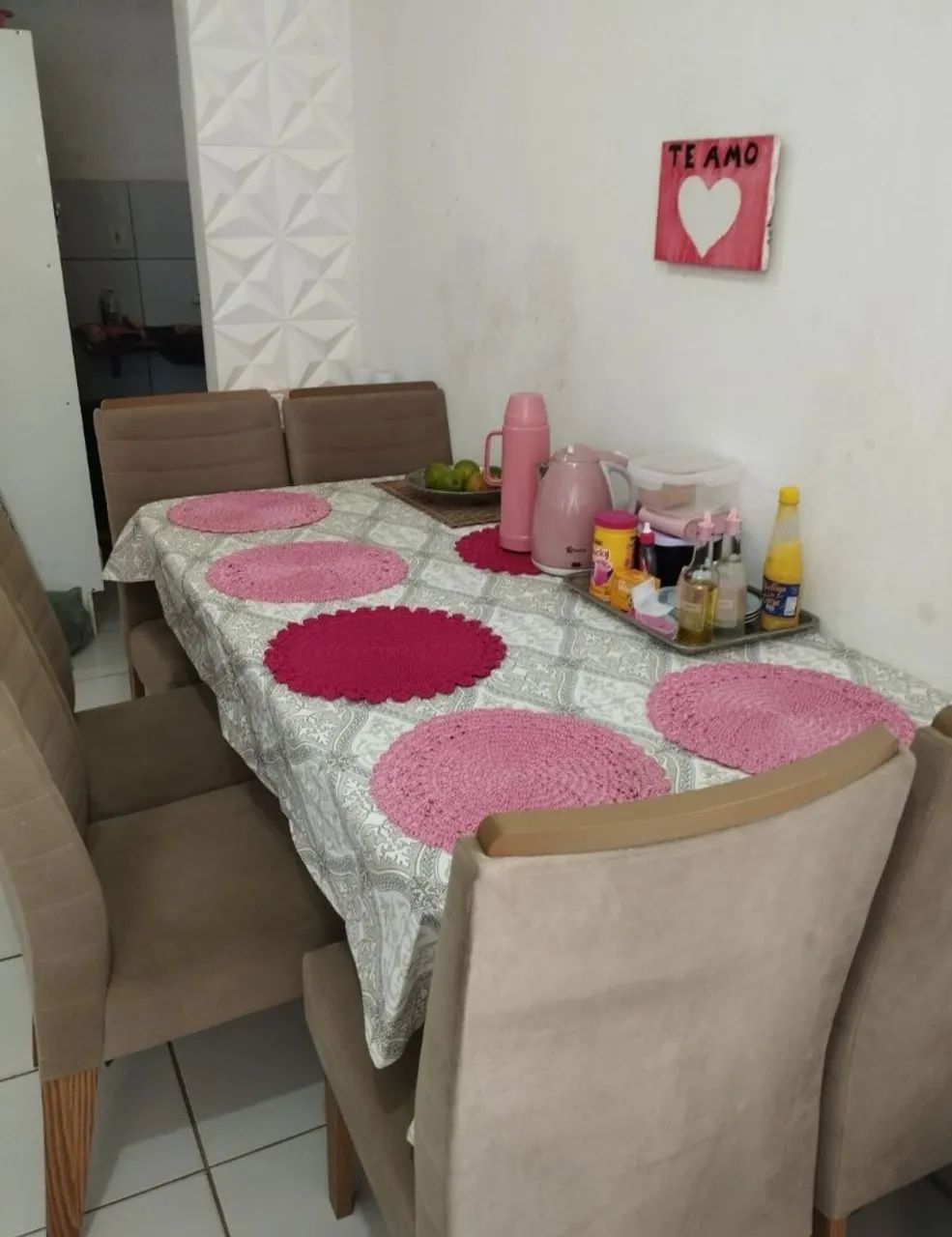 Conjunto de Mesa com 6 cadeiras  - Foto 3
