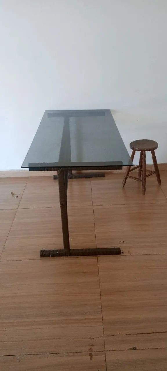 Mesa de vidro, com fibra - Foto 5