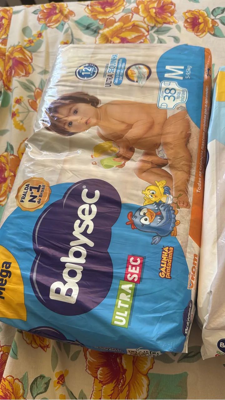 Fralda descartável Babysec