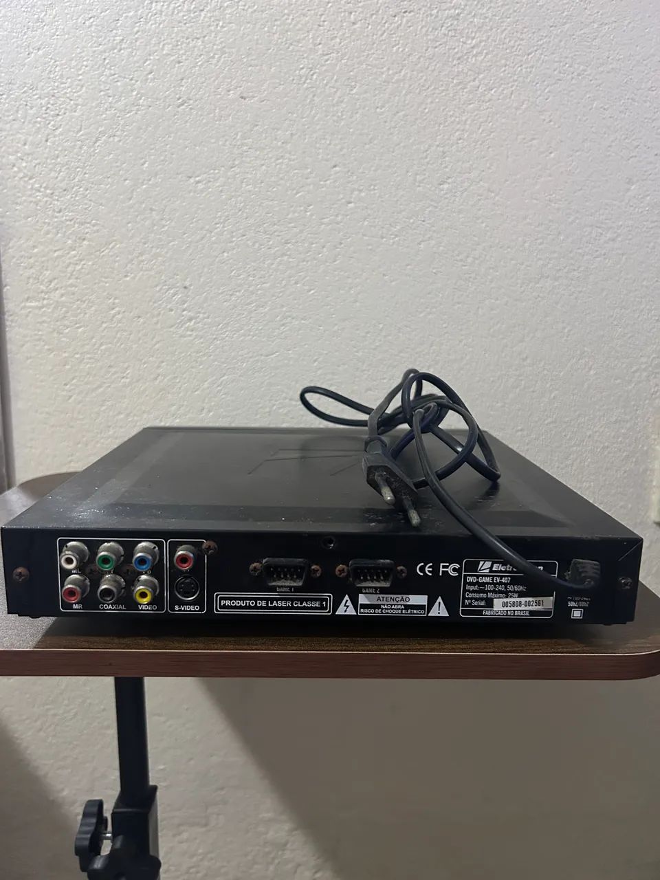 DVD Player EletroVision EV-407 com Karaokê - Usado - Foto 2