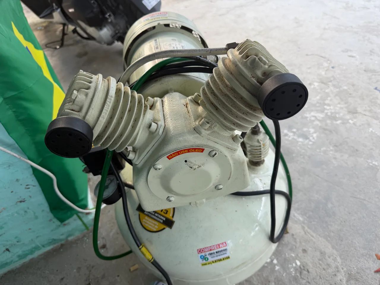 Compressor Odontológico Revisado - Funcionando Perfeitamente