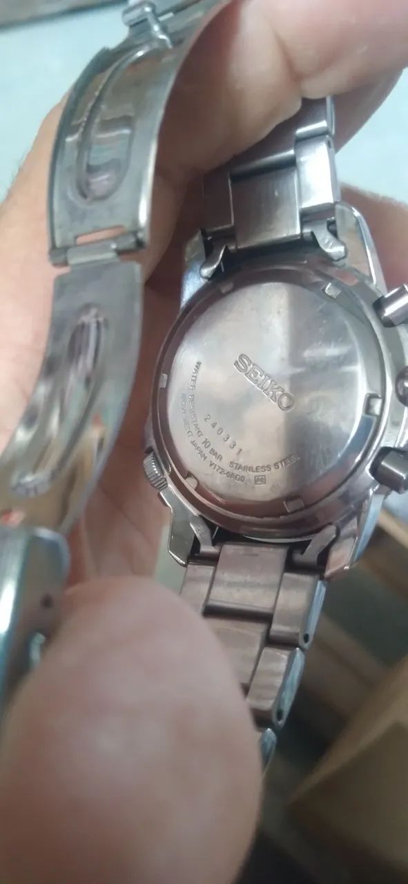 Relogio SEIKO CONOGRAFO SOLAR - Foto 5