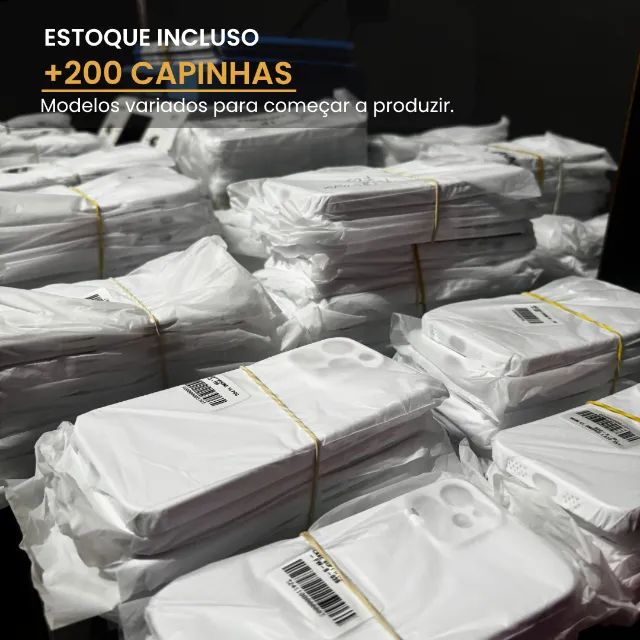 Oportunidade de Renda Extra | Kit Completo para Sublimação de Capinhas de Celular - Foto 2