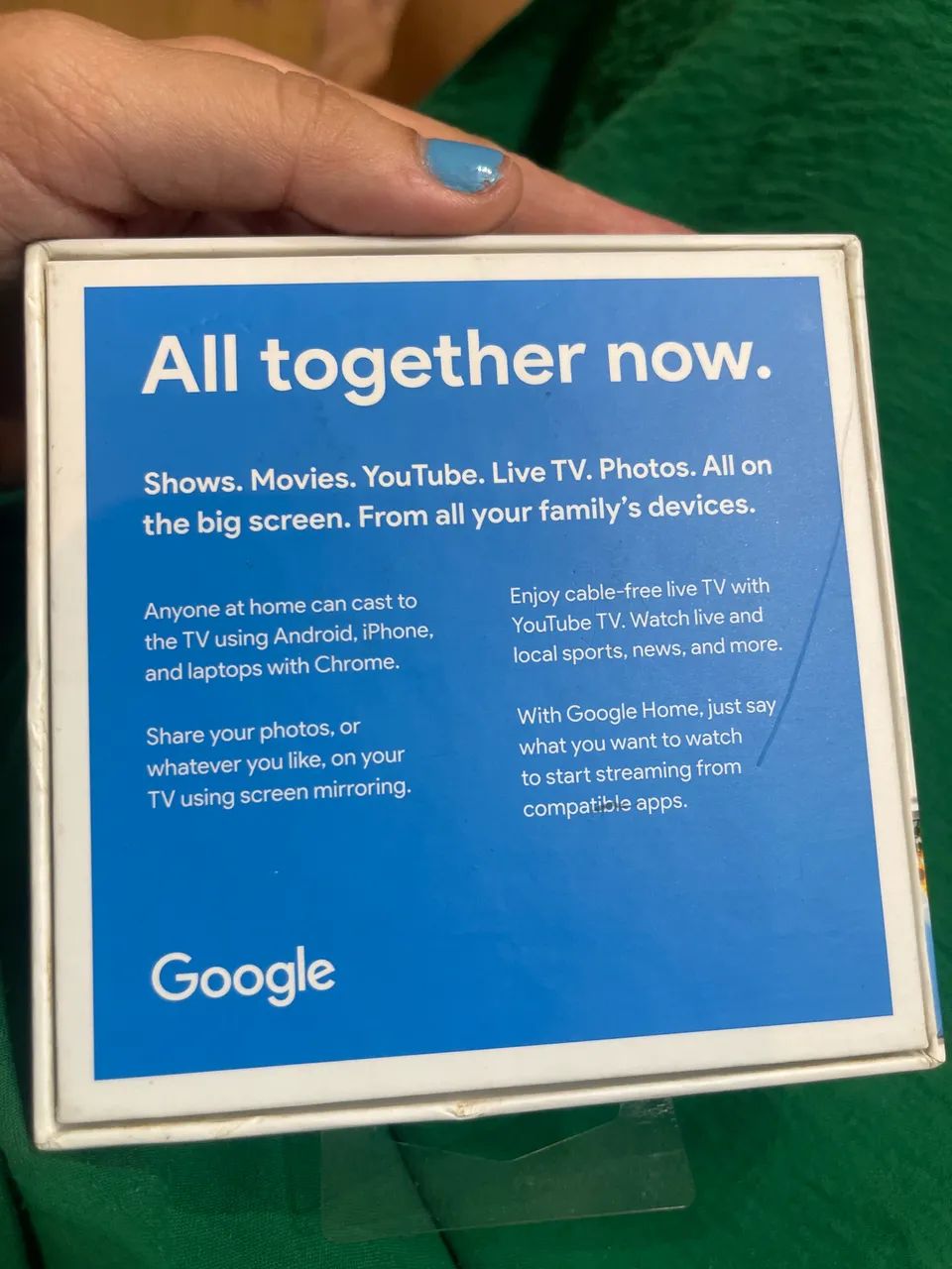 Google chromecast65734677352963124