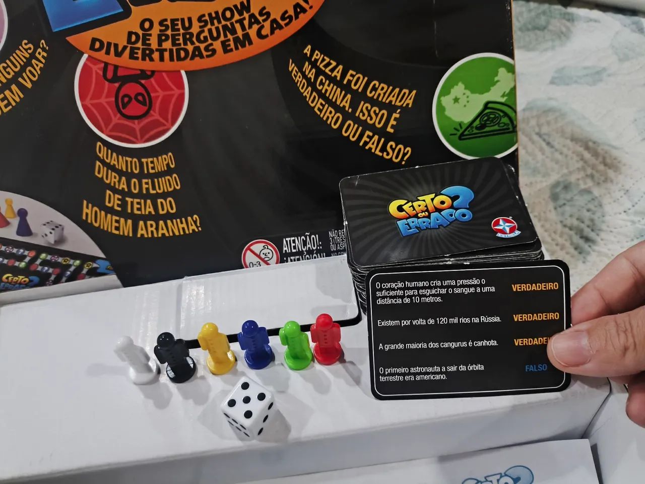Jogo de Tabuleiro Certo ou Errado - Foto 4